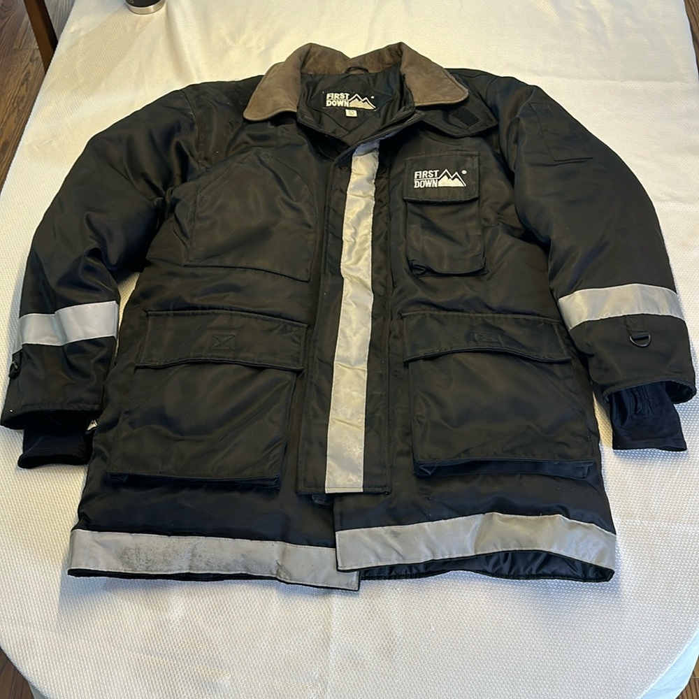 First Down 90s puffer ski coat